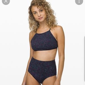 Lululemon see the sea bikini UNWORN NWT sunshine ahead tank